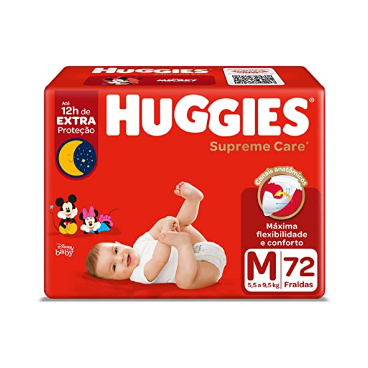 Fralda Huggies Supreme Care Unissex M 72 Unidades