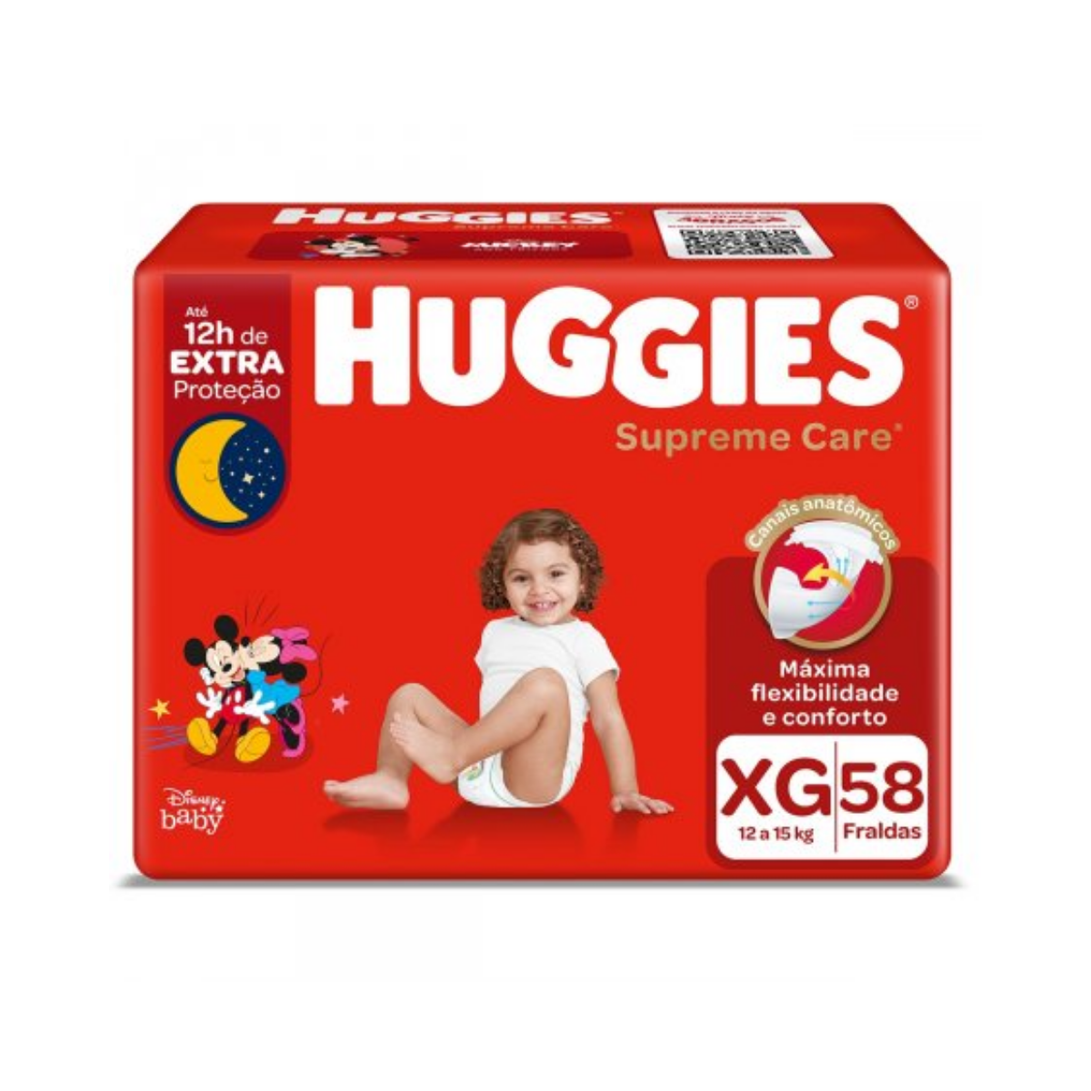 Fralda Huggies Supreme Care XG 58 Unidades