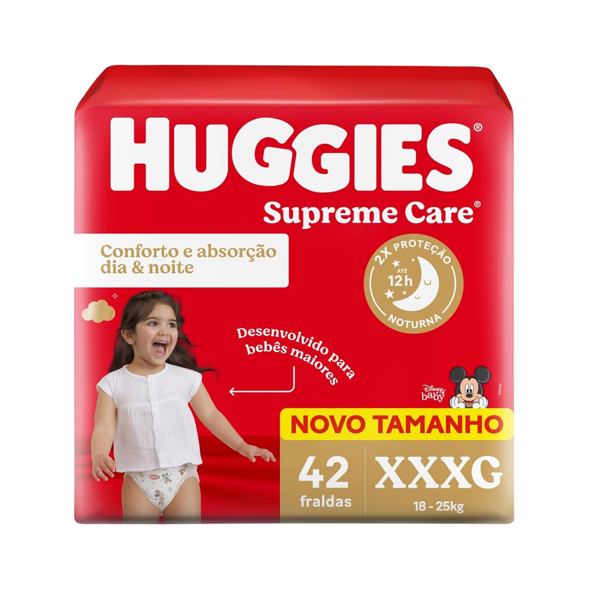 Fralda Supreme Care XXXG Huggies 42 Unidades