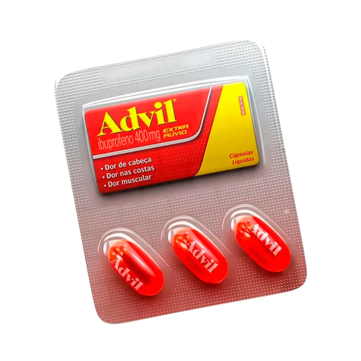 Advil Haleon 400mg 3 Capsulas