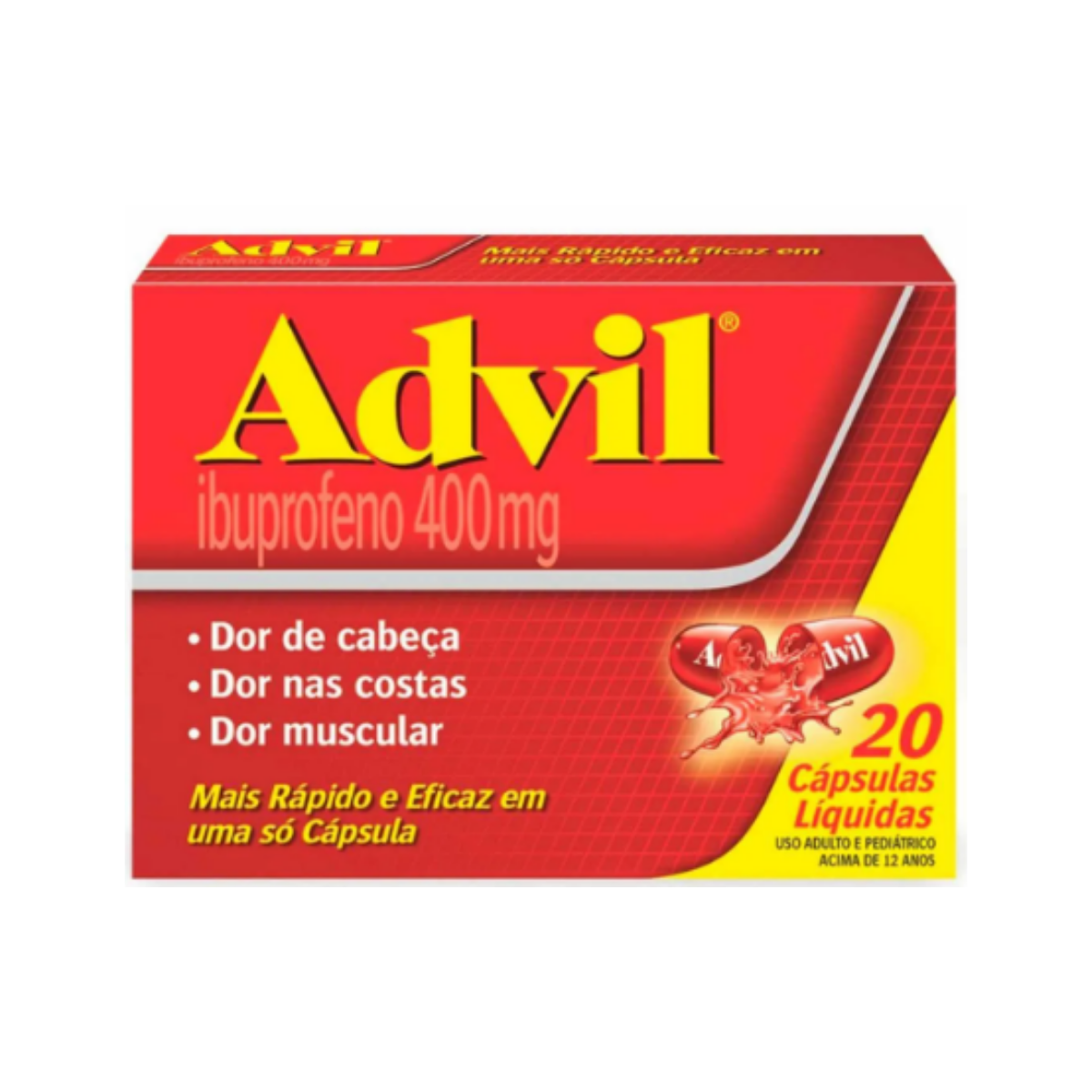 Advil Haleon 400mg 20 Cápsulas