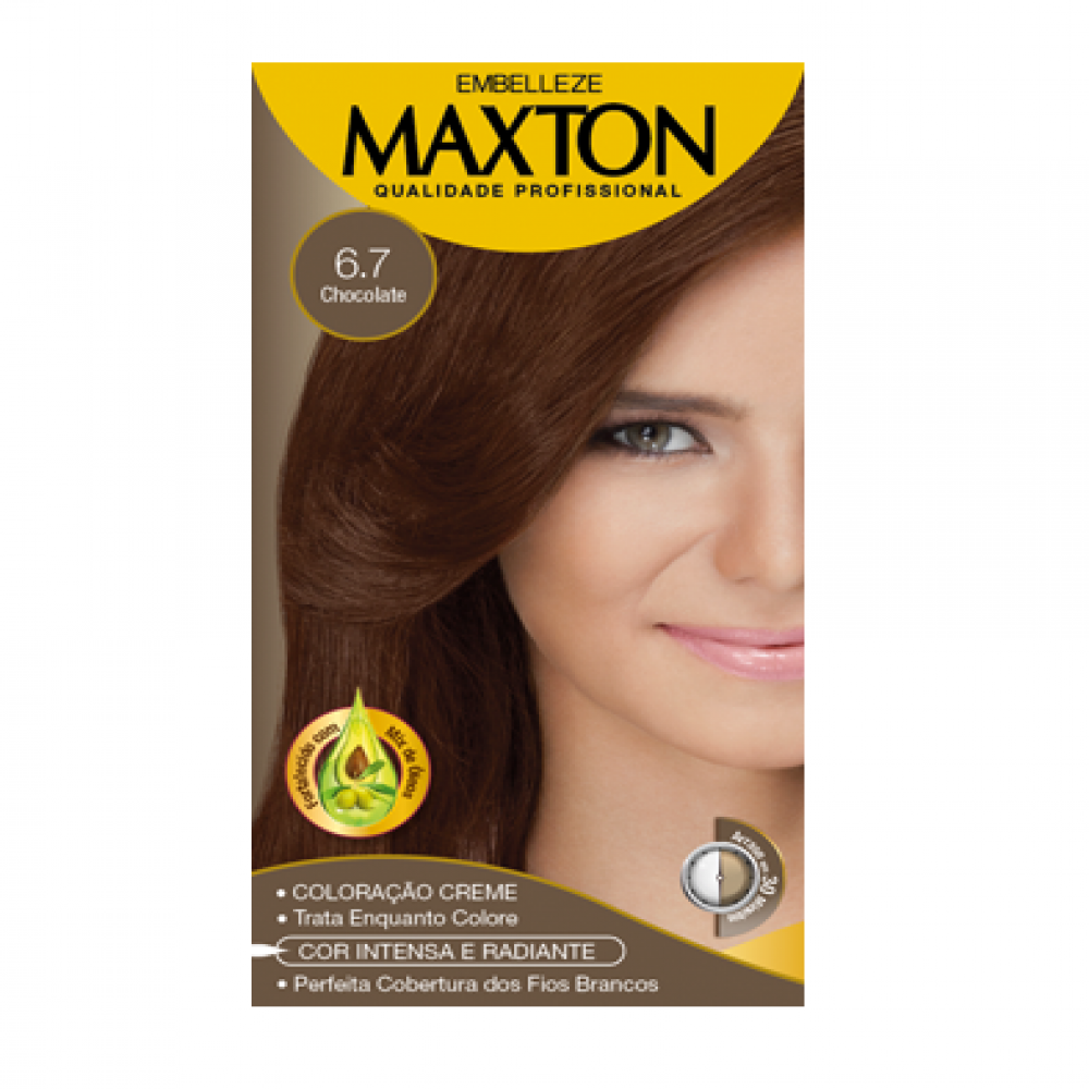 Tintura Maxton Creme Kit Pratico 6.7 Chocolate