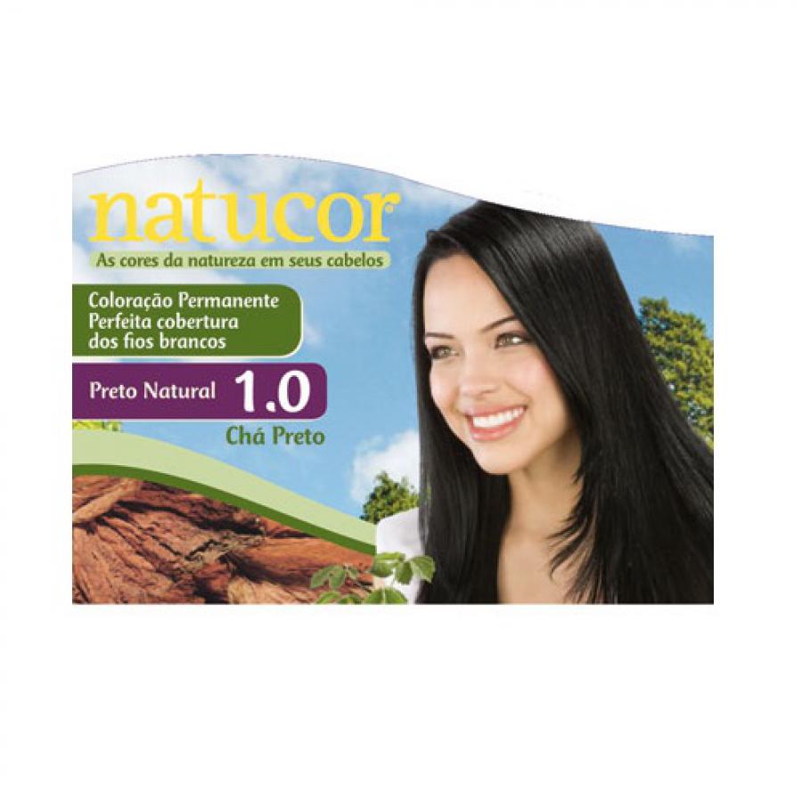 Tintura Suave 1.00 Preto Intenso Natucor Embelleze