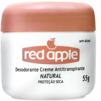 Desodorante Em Creme Antitranspirante Natural Red Apple 55g