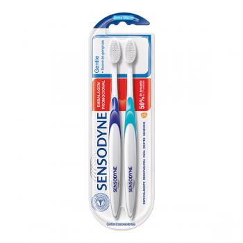 Kit Escova de Dente Sensodyne Gentle Suave às Gengivas 2 Unidades