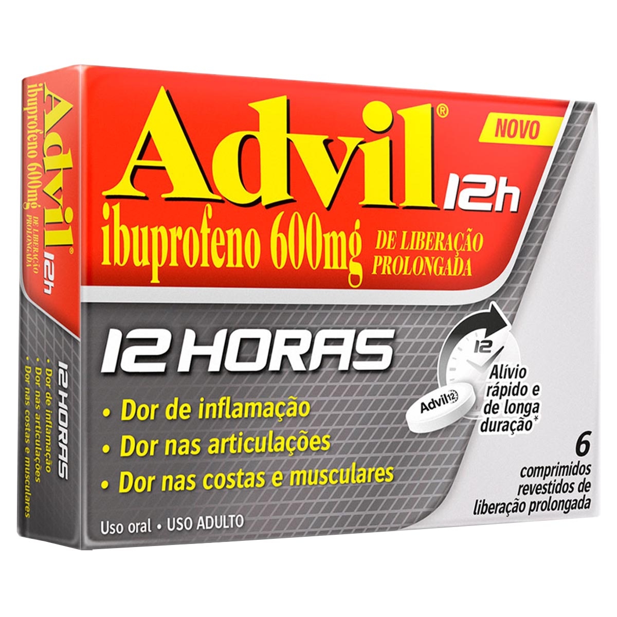 Advil 600mg 6 Comprimidos