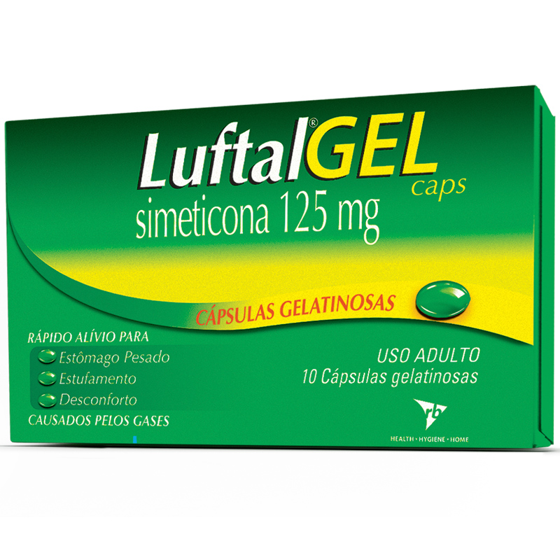 Luftal Max 125mg 10 Capsulas