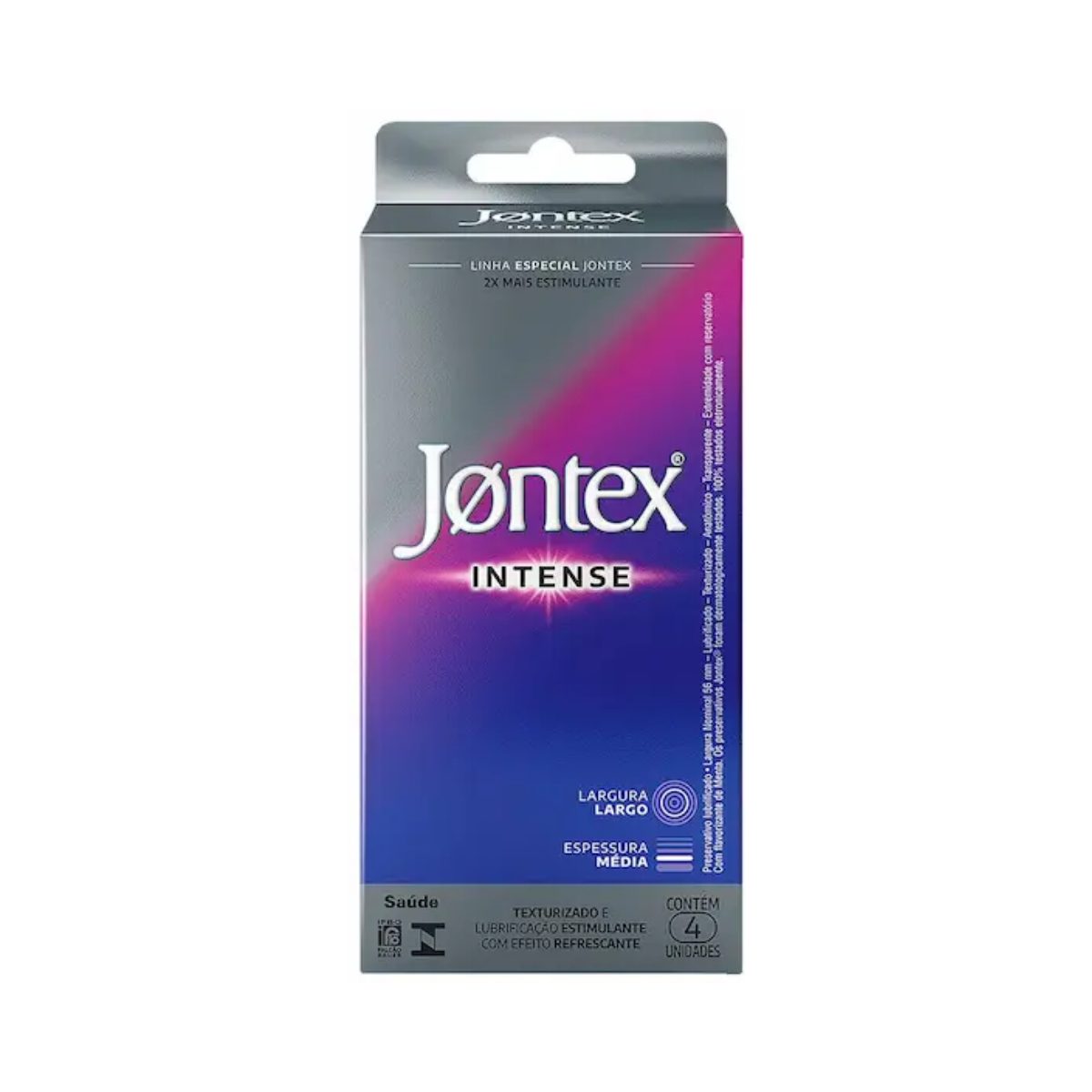 Preservativo Intense Jontex 4 Unidades