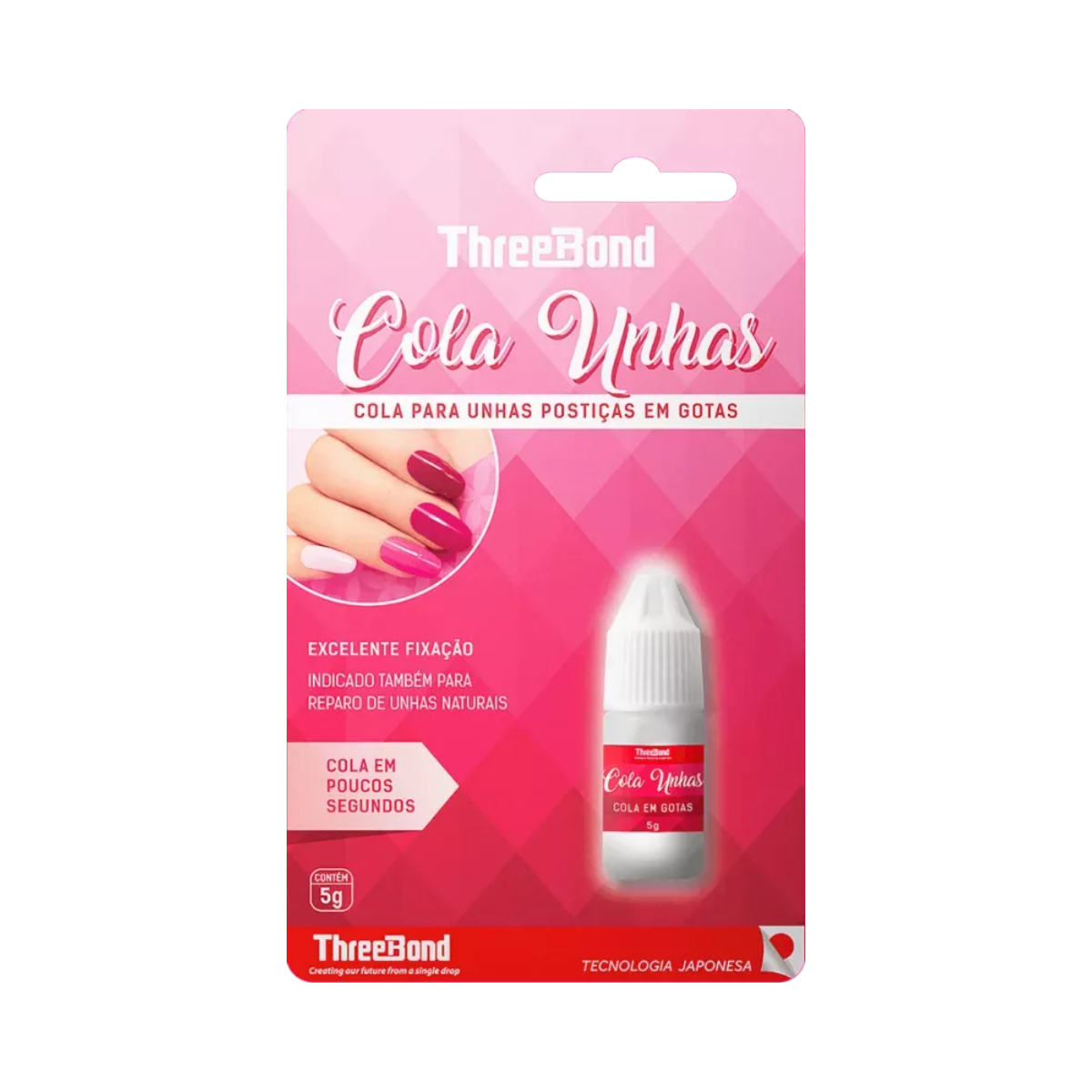Cola Unhas Postiças Threebond 5g