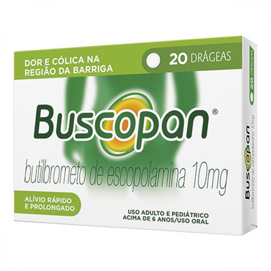 Buscopan 10mg 20 Dragenas