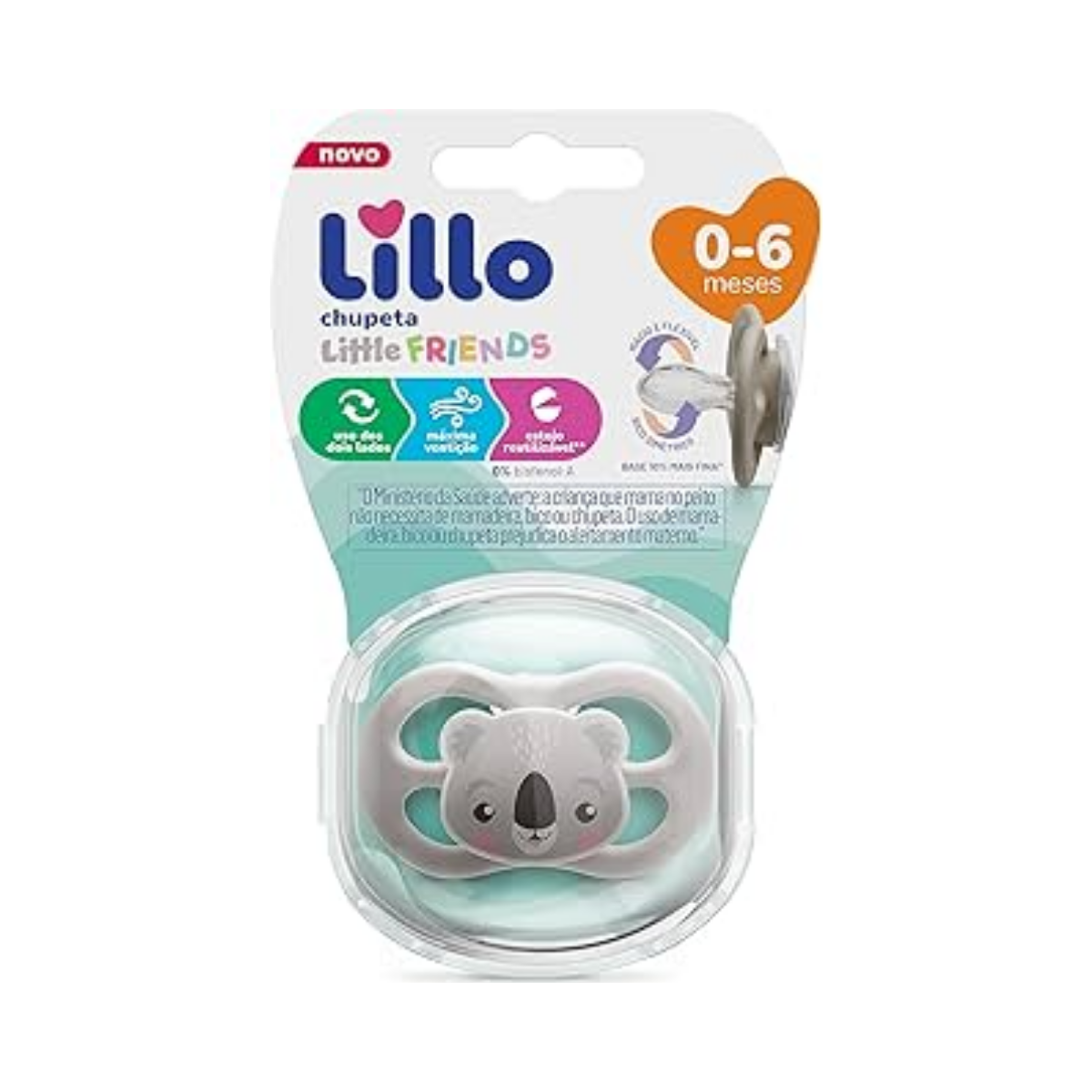 Chupeta Little Friends 0M+ Neutra Lillo