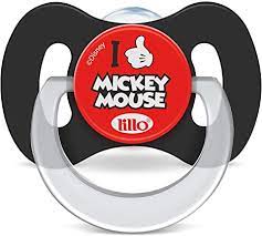 Chupeta Disney Mickey Mouse Funny Orto sil Tamanho 2 Preto