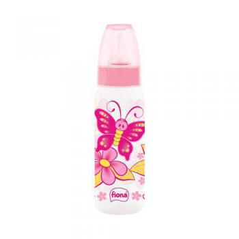 Mamadeira Fiona Ortodontica Rosa 240ml