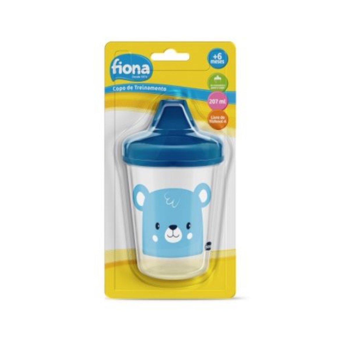 Copo de Treinamento Azul 207Ml Fiona