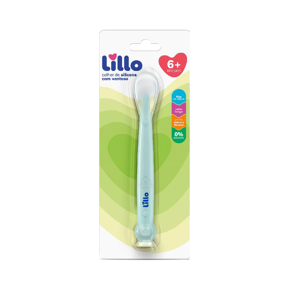 Colher De Silicone Com Ventosa Lillo