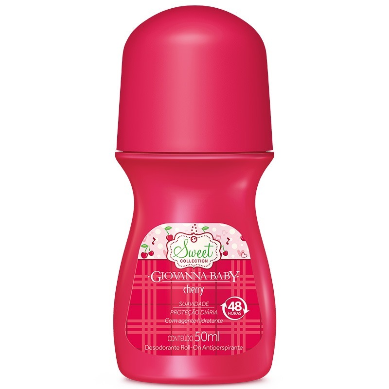 Desodorante Roll-On Cherry Giovanna Baby 50ml