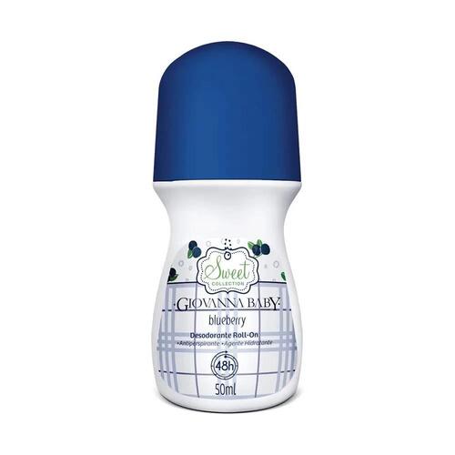 Desodorante Antitranspirante Feminino Giovanna Baby Sweet blueberry, roll-on,50mL