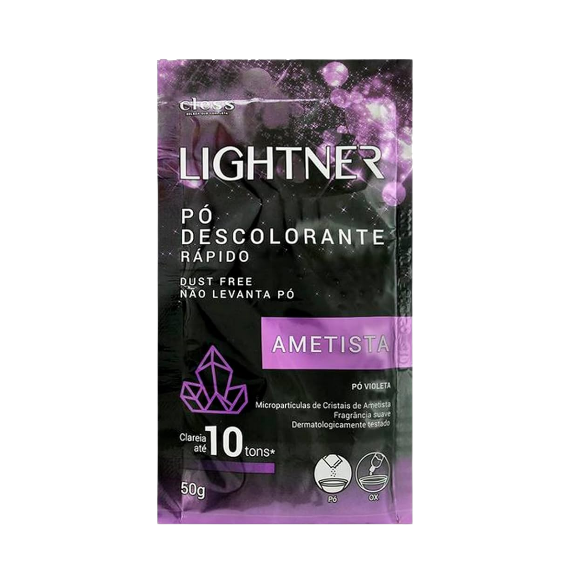 Pó Descolorante Lightner Ametista sachê, 50g