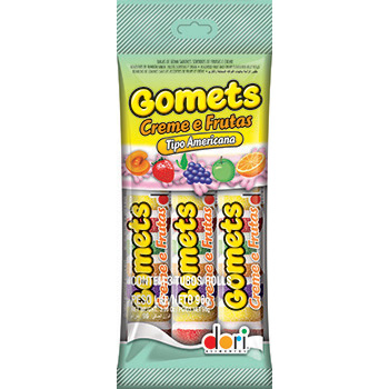 GOMETS CREME E FRUTAS