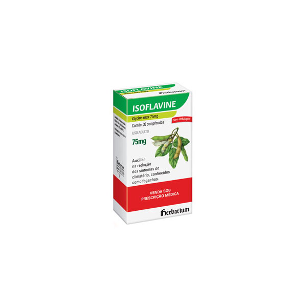 Isoflavine 75mg com 30 Comprimidos
