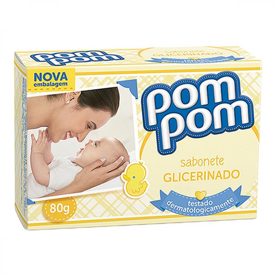Sabonete Infantil Pom Pom Glicerinado  80g
