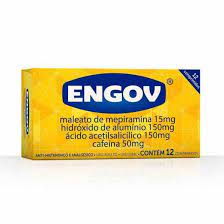 Engov 15mg + 150mg +150mg + 50mg, 12 comprimidos