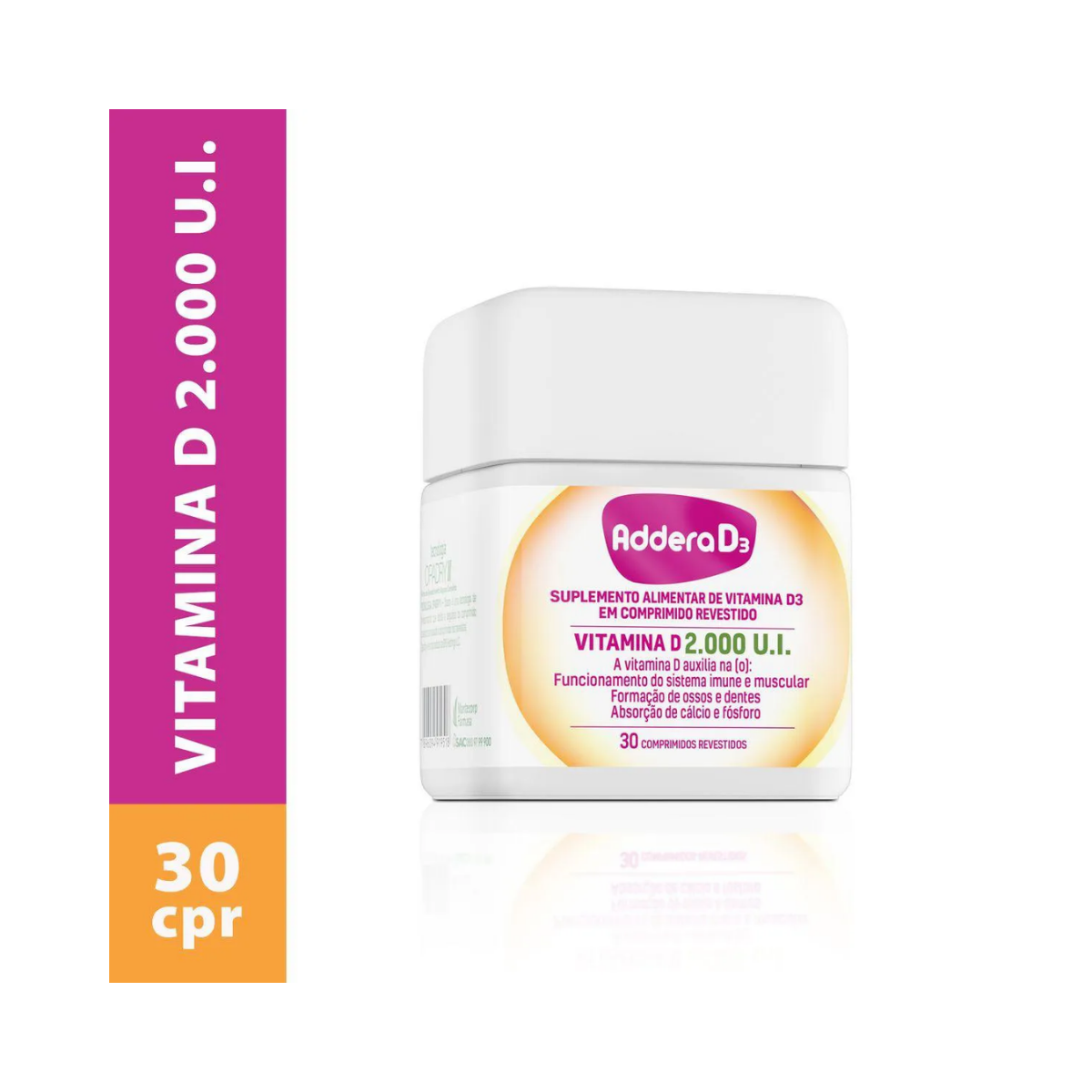 Vitamina D Addera D3 2.000UI30 Comprimidos
