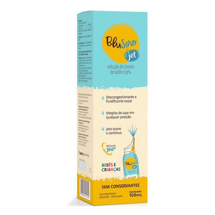 Blusoro Jet Infatil 0,9% 100mL