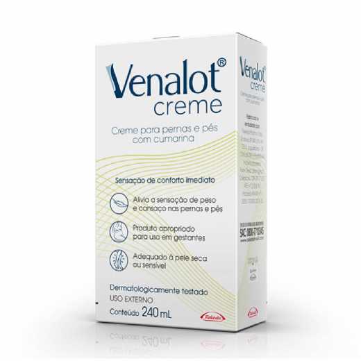 Venalot Creme Para Pernas e Pes 240ml