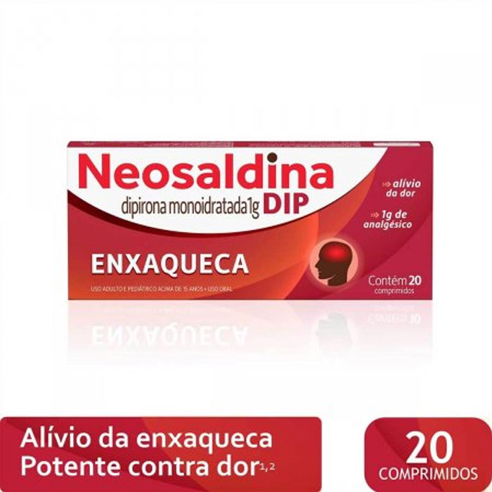 Neosaldina Dip 1g 20 comprimidos