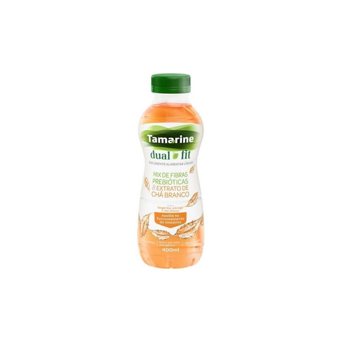 Tamarine Dual Fit Sabor Tangerina Pessego e Cha Branco 400Ml