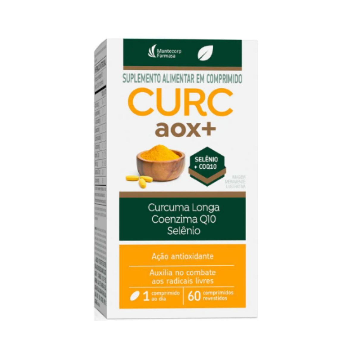 Curc AOX+ Mantecorp 60 Comprimidos