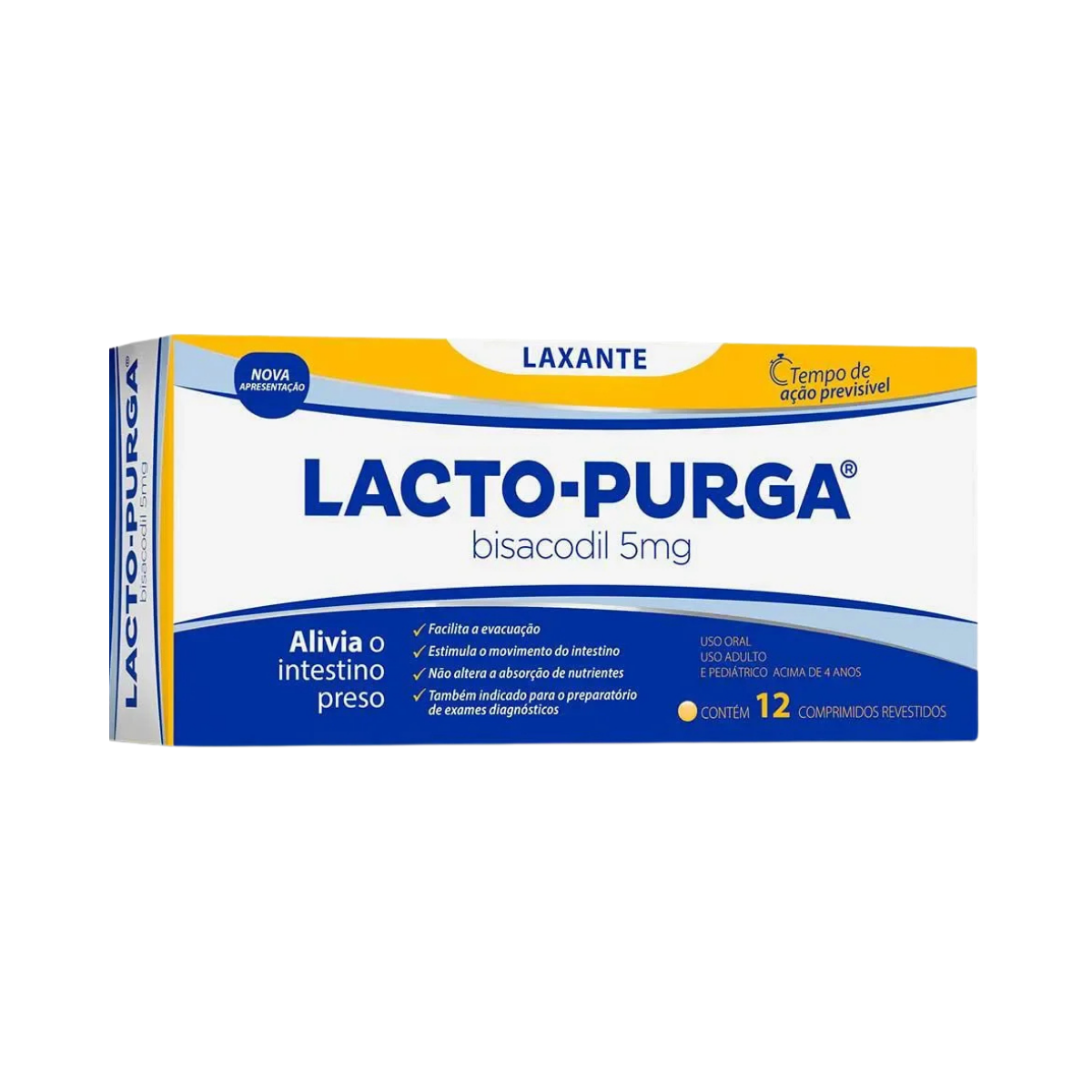Lacto-Purga 5mg 12 Comprimidos