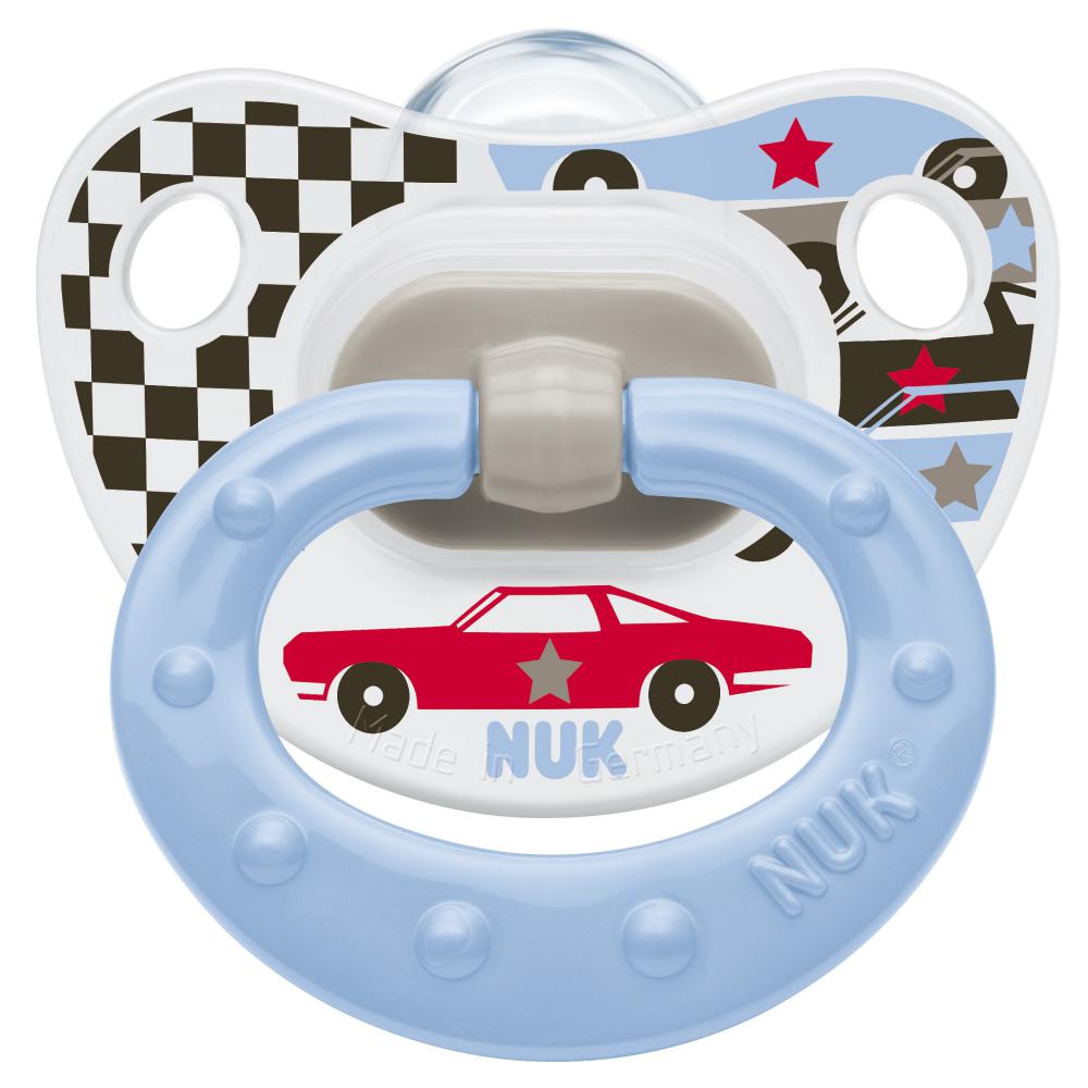 CHUPETA NUK DECOR CARROS AZUL(COD:735345-2A