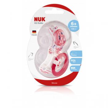 CHUPETA NUK FASHION GIRL S2 KIT 2UN (COD:PA735002-2G)