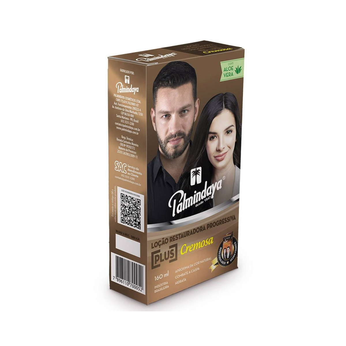 Loção Cremosa Progressiva Palmindaya Plus 160Ml