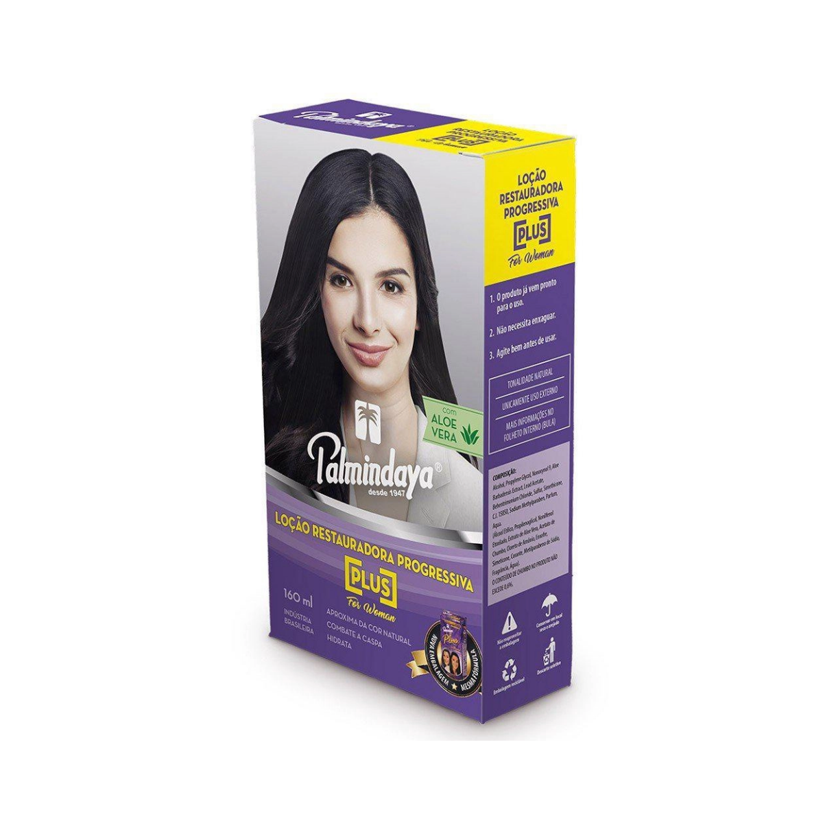 Palmindaya Plus Loção Progressiva Feminina 160Ml
