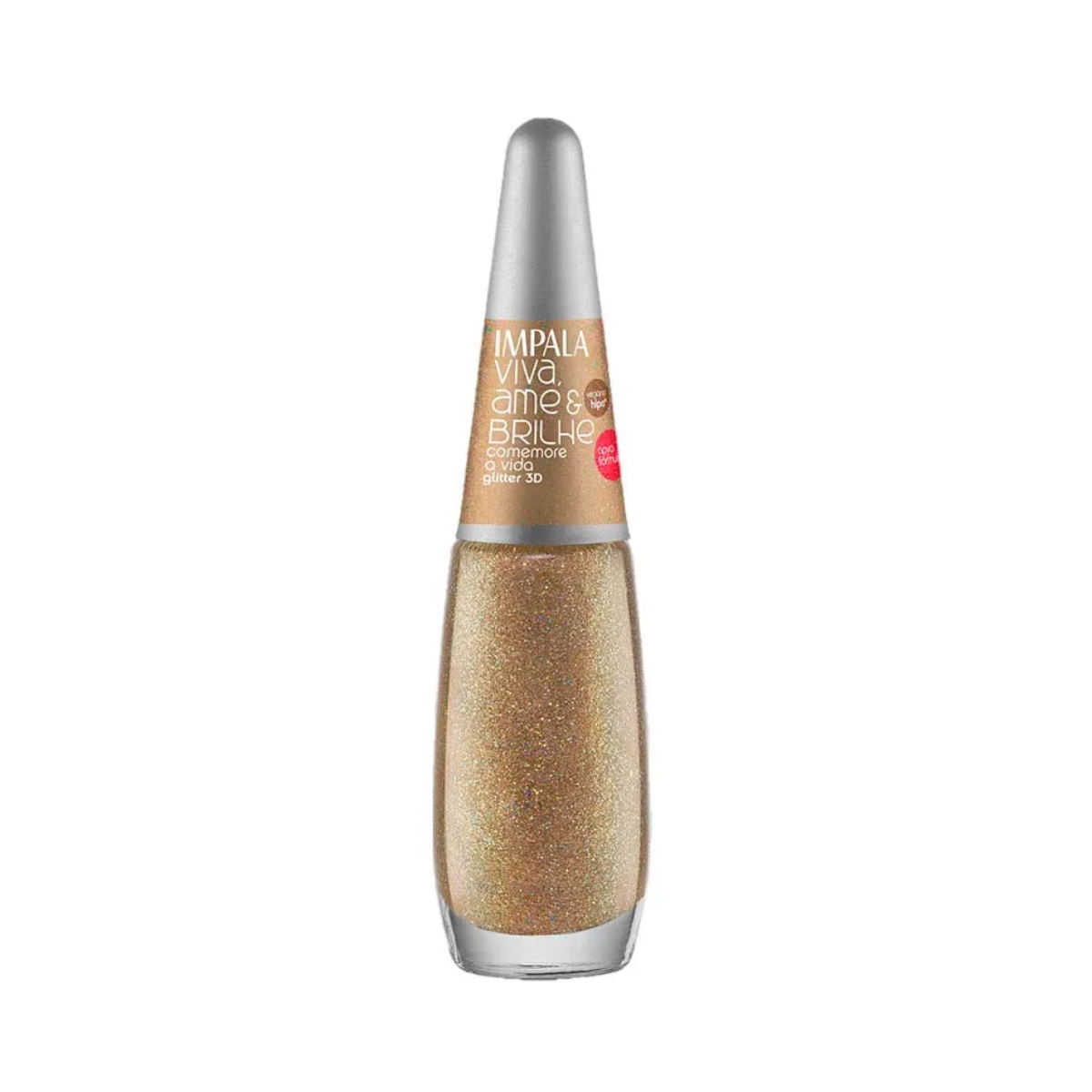 Esmalte Glitter Comemore A Vida Impala 7,5ml