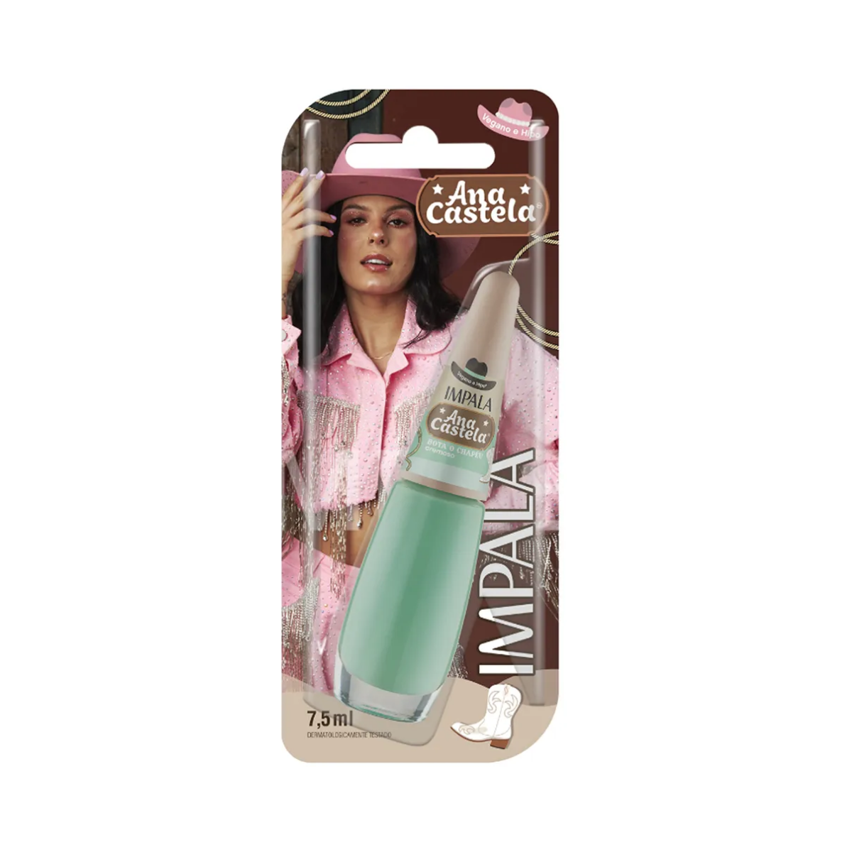 Esmalte Cremoso Ana Castela Bota O Chapéu Impala 7,5ml
