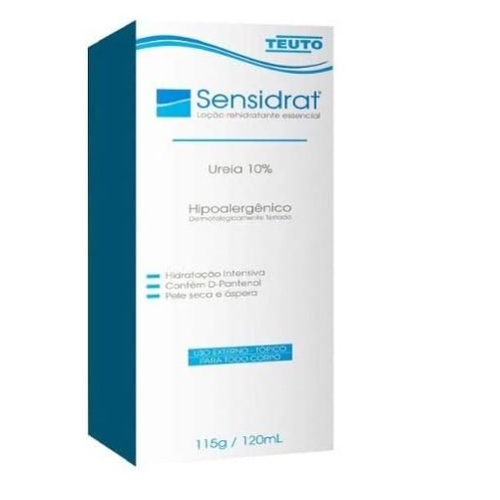 Locao Corporal Sensidrat 10% Ureia 120mL