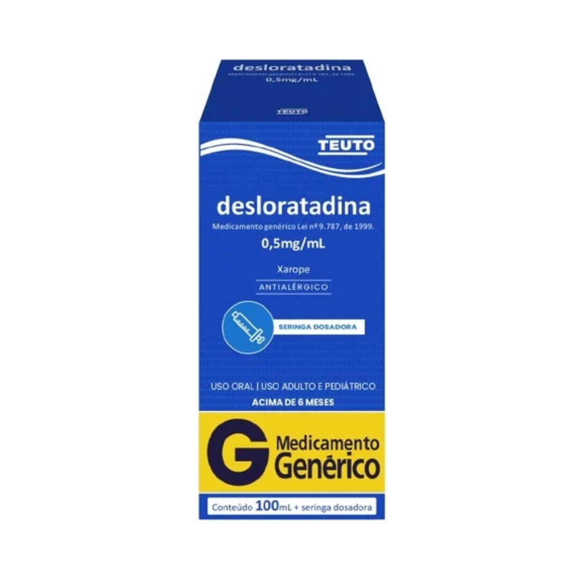 Desloratadina Xarope Teuto 0,5mg/ml 100ml