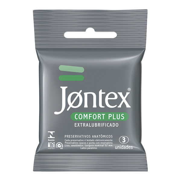 Preservativo Confort Plus Jontex 3 Unidades
