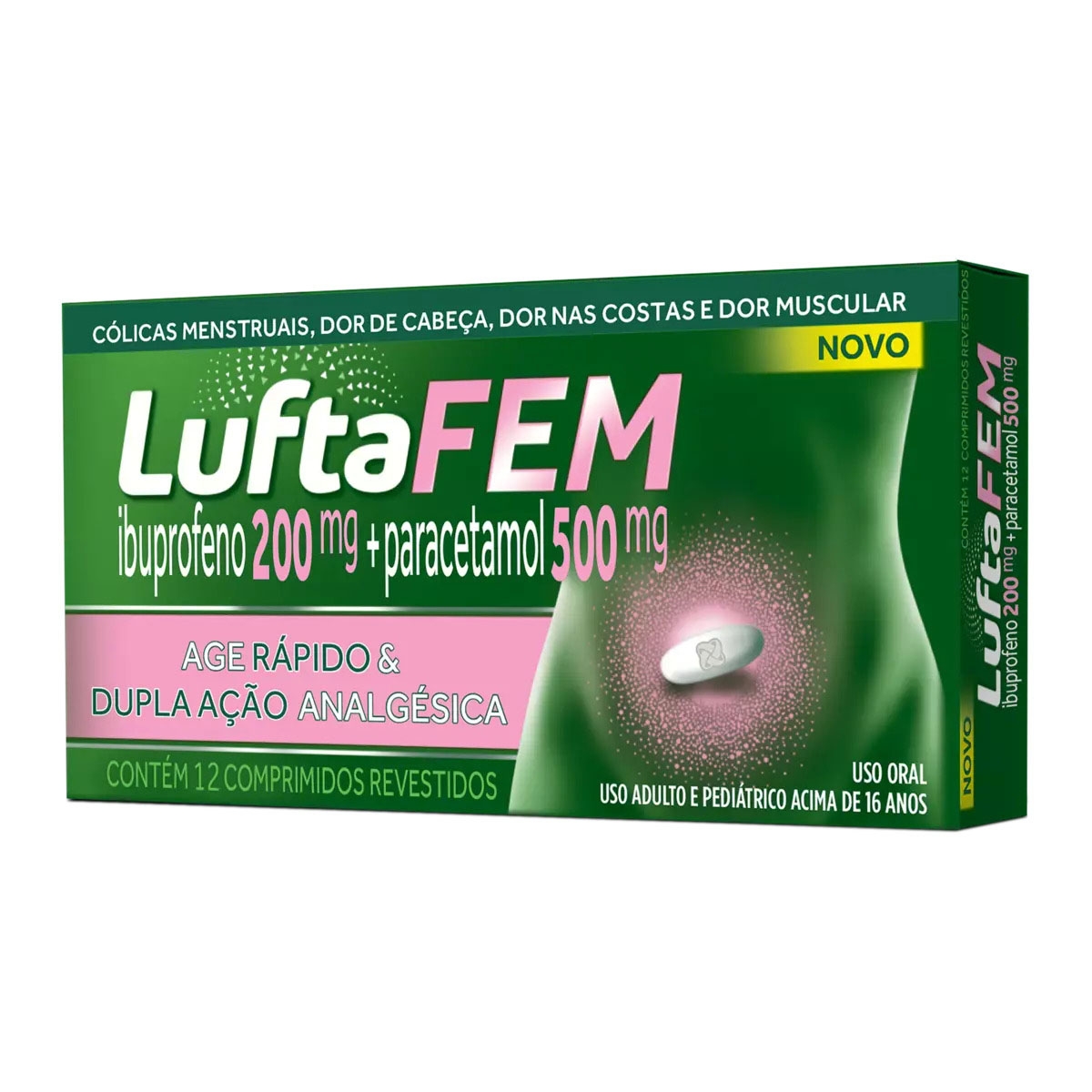 Luftafem com 12 Comprimidos