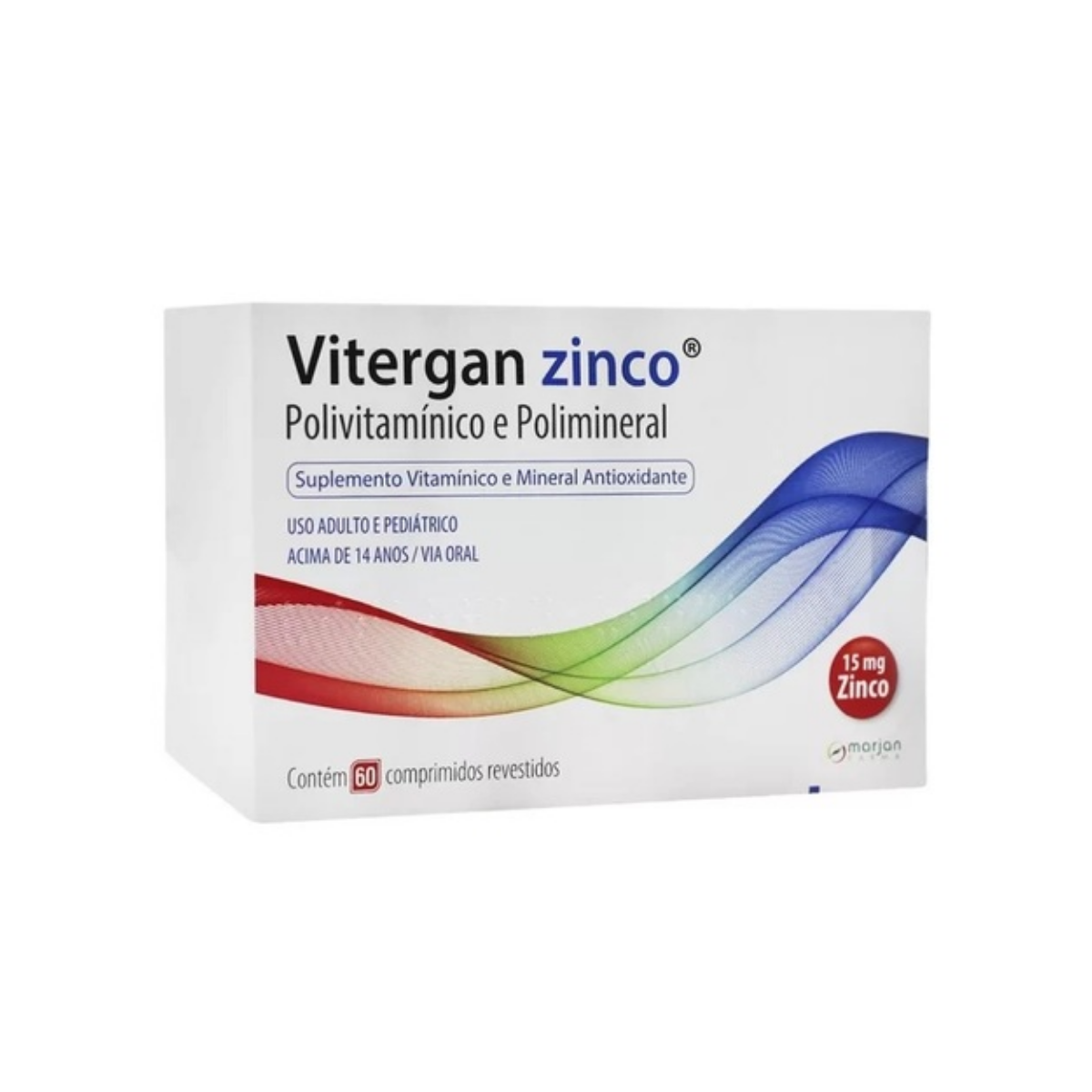 Vitergan Zinco 60  Comprimidos