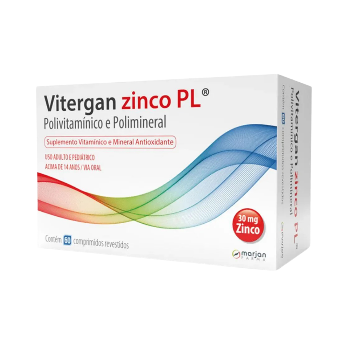 Vitergan Zinco 60 comprimidos