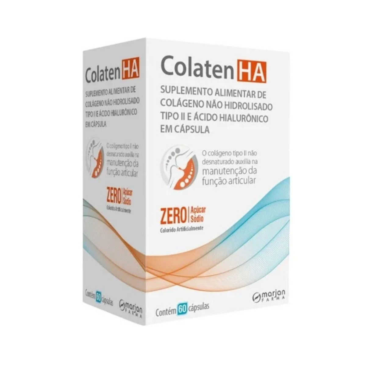 Colágeno Tipo II Colaten HA Marjan Farma 60 cápsulas