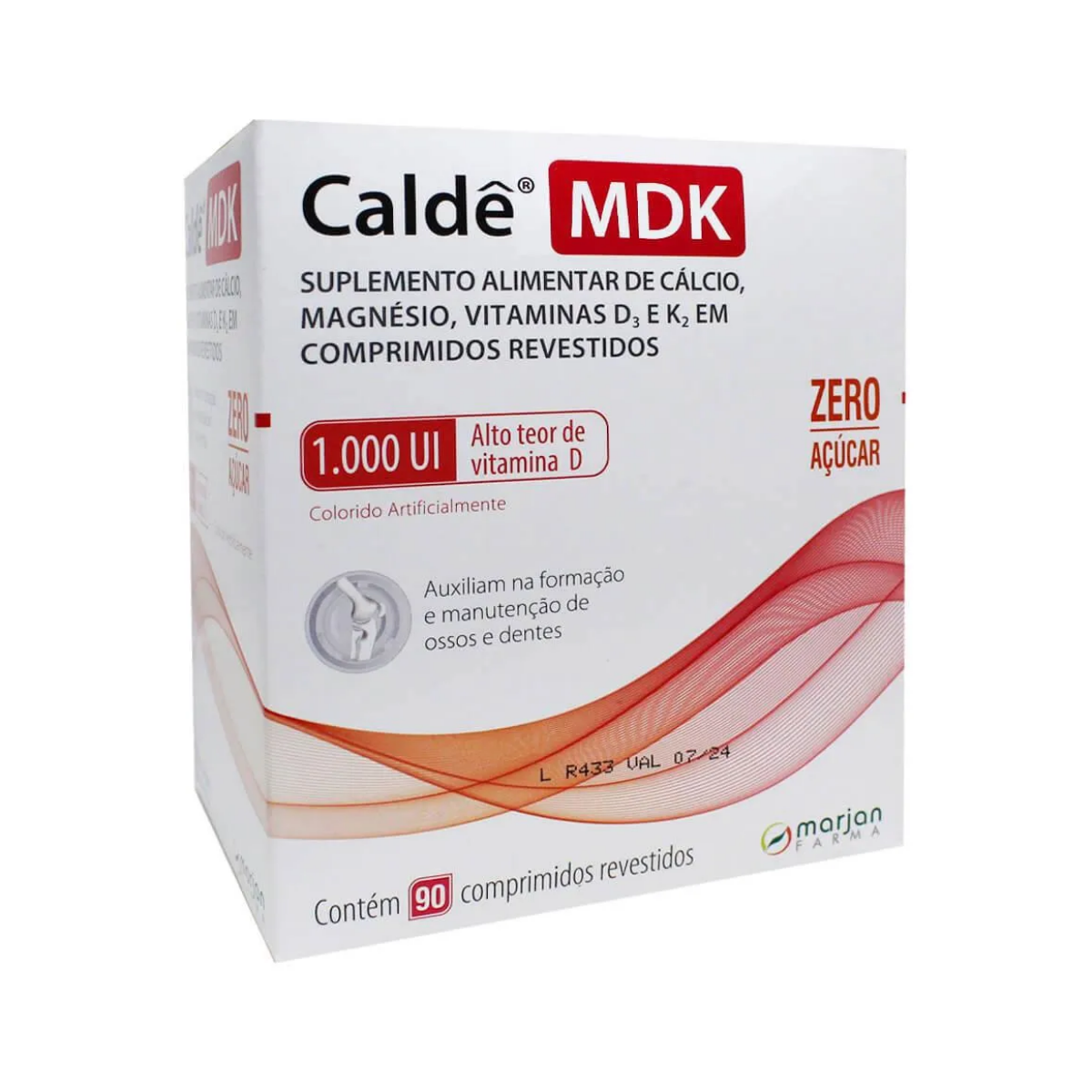 Calde MDK Marjan Farma 1.000UI 90 Comprimidos
