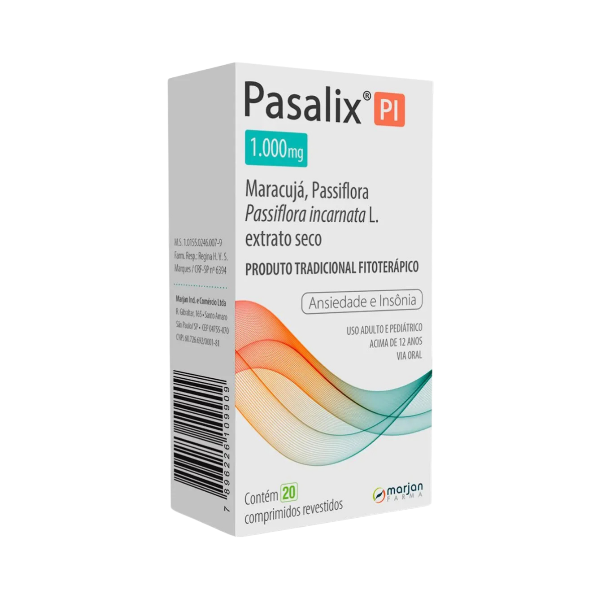 Pasalix  PI 1000mg 20 Comprimidos