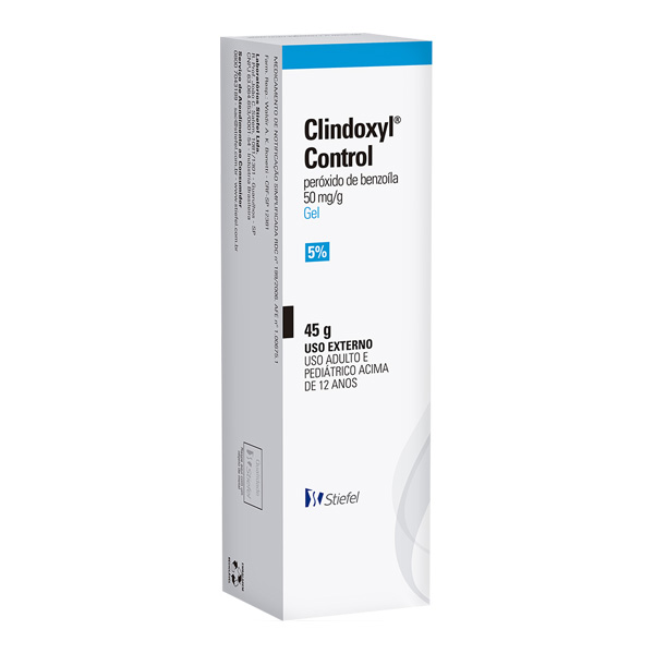 Clindoxyl Control 50mg 1 bisnaga  45g de gel de uso dermatológico