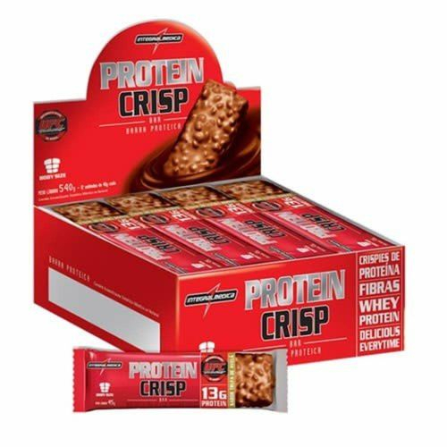 BARRA PROTEINA CRISP BAR TRUFA DE AVELA INTEGRAL MEDICA C45GR